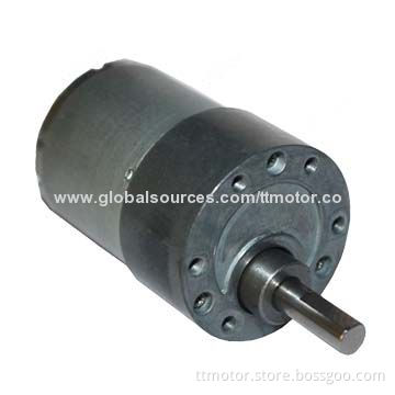High-torque 24V DC electric Motor with Gear Reduction, 37.0*50.0mm